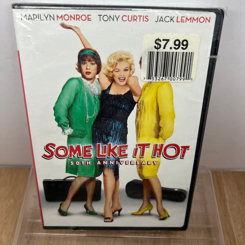 Some Like It Hot DVD 50th Anniversary Edition Widescreen Comedy Marilyn Monroe